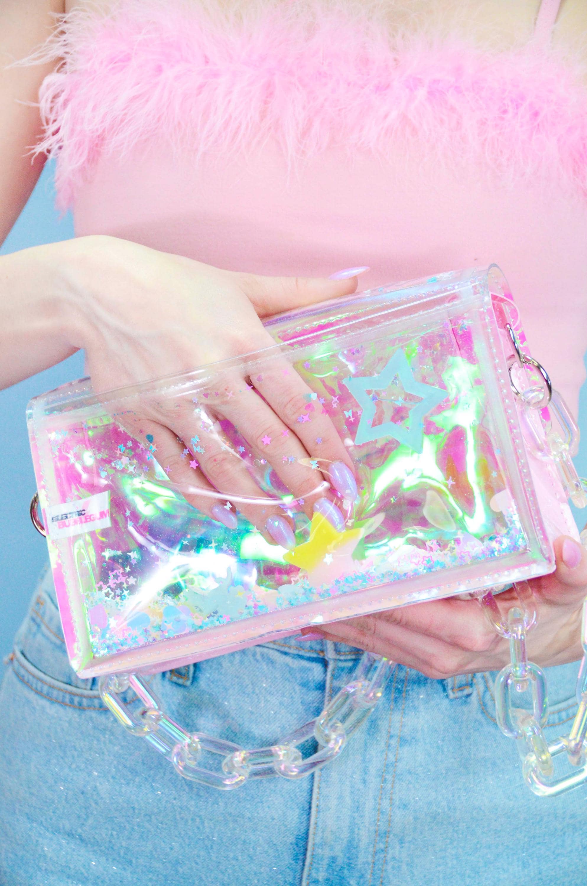 Liquid Glitter Mini Purse - Wanderlust and Fairy Dust