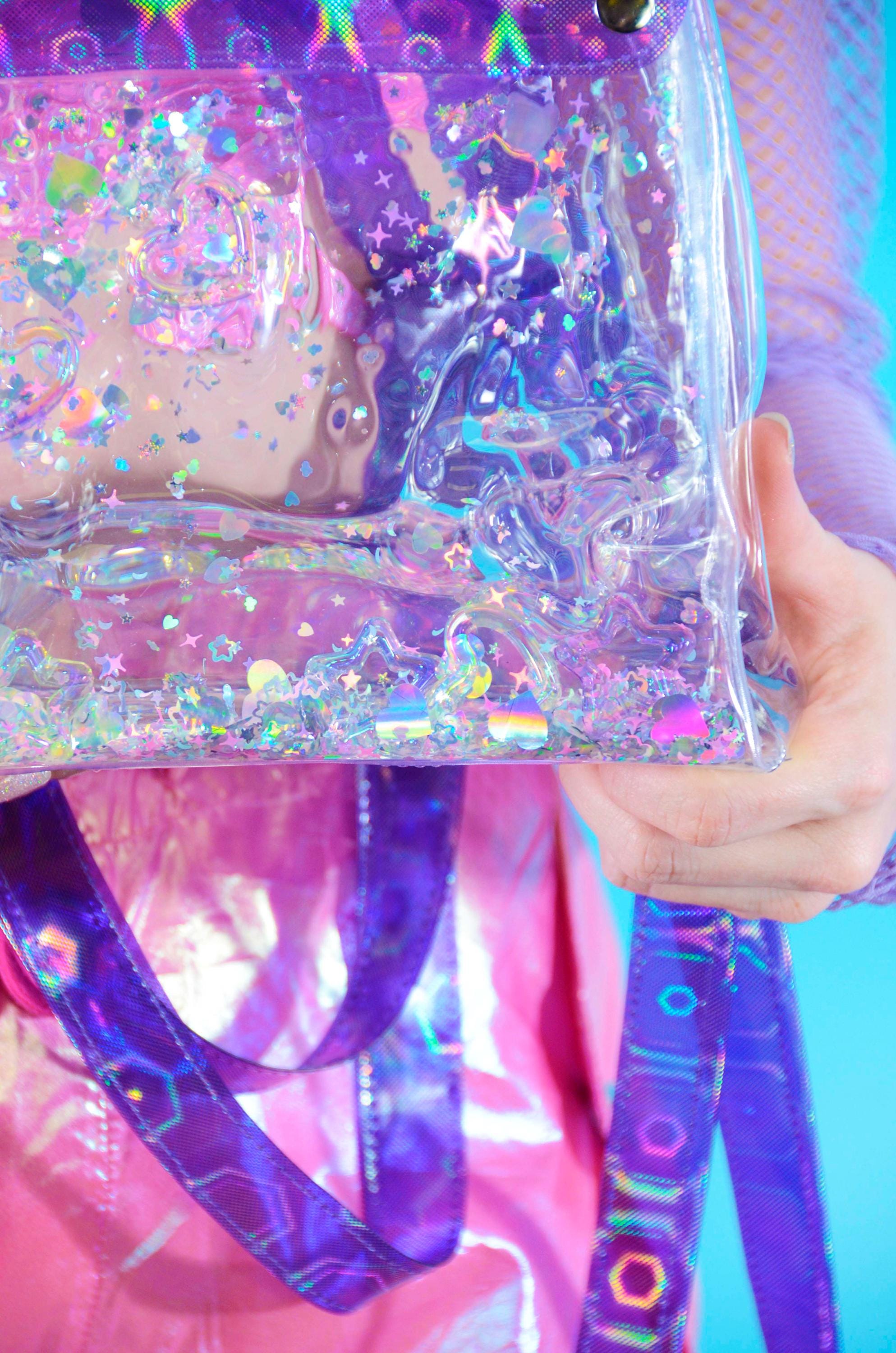 Liquid Glitter Mini Bucket Backpack – Electric Egirl