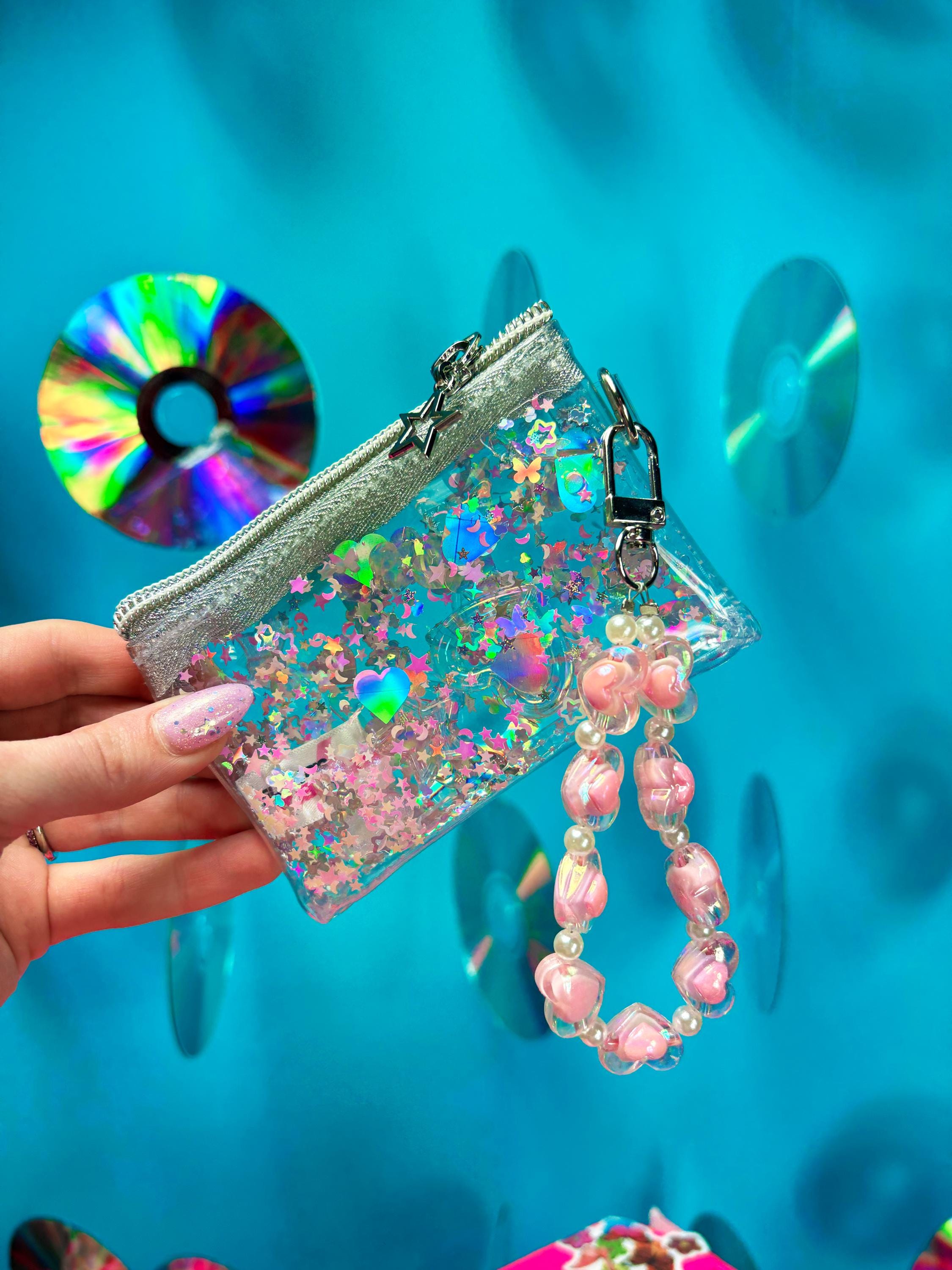 Liquid Glitter Coin Purse – Player One Princess