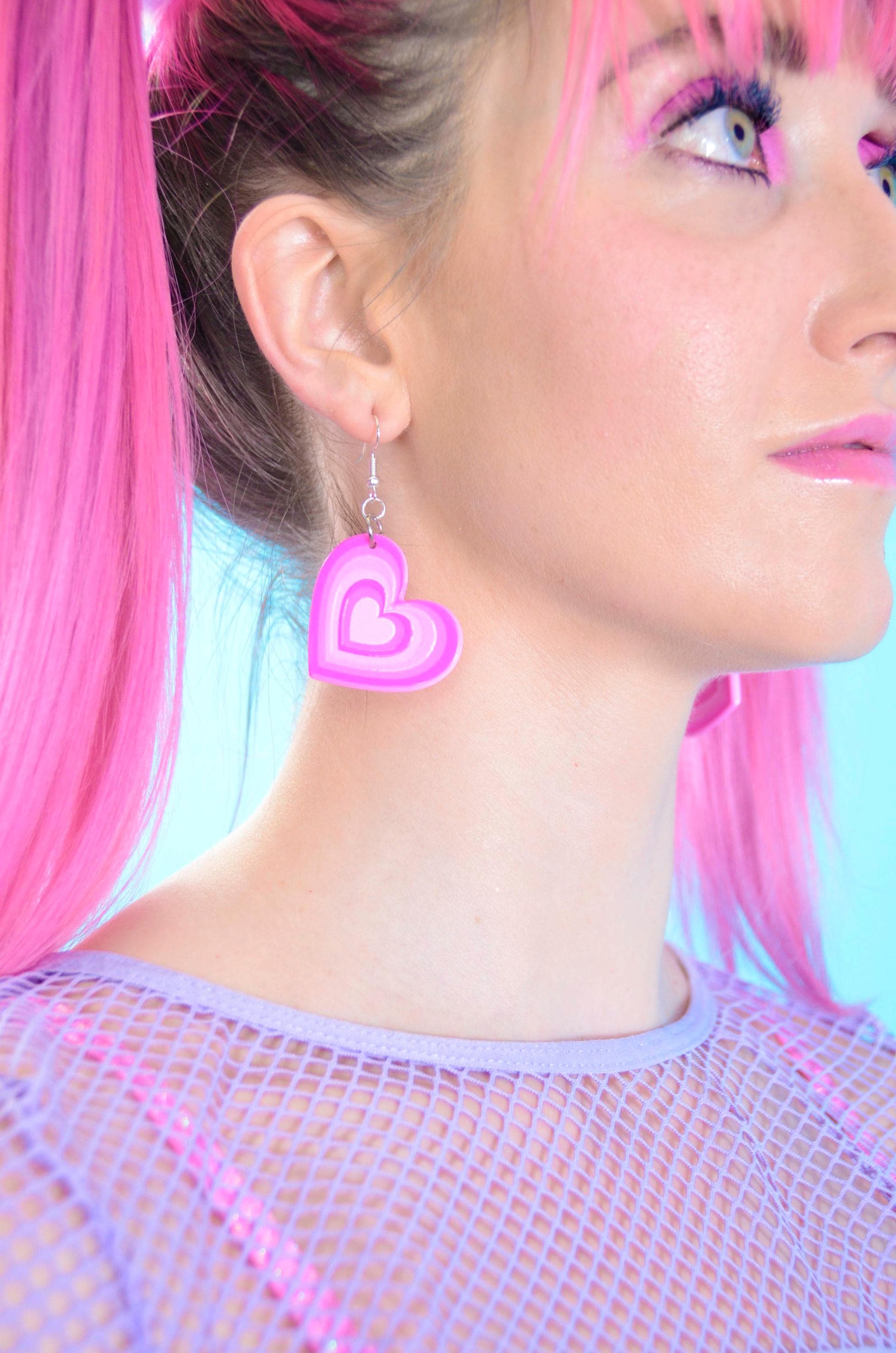 Dot Com Cutie Heart Earrings
