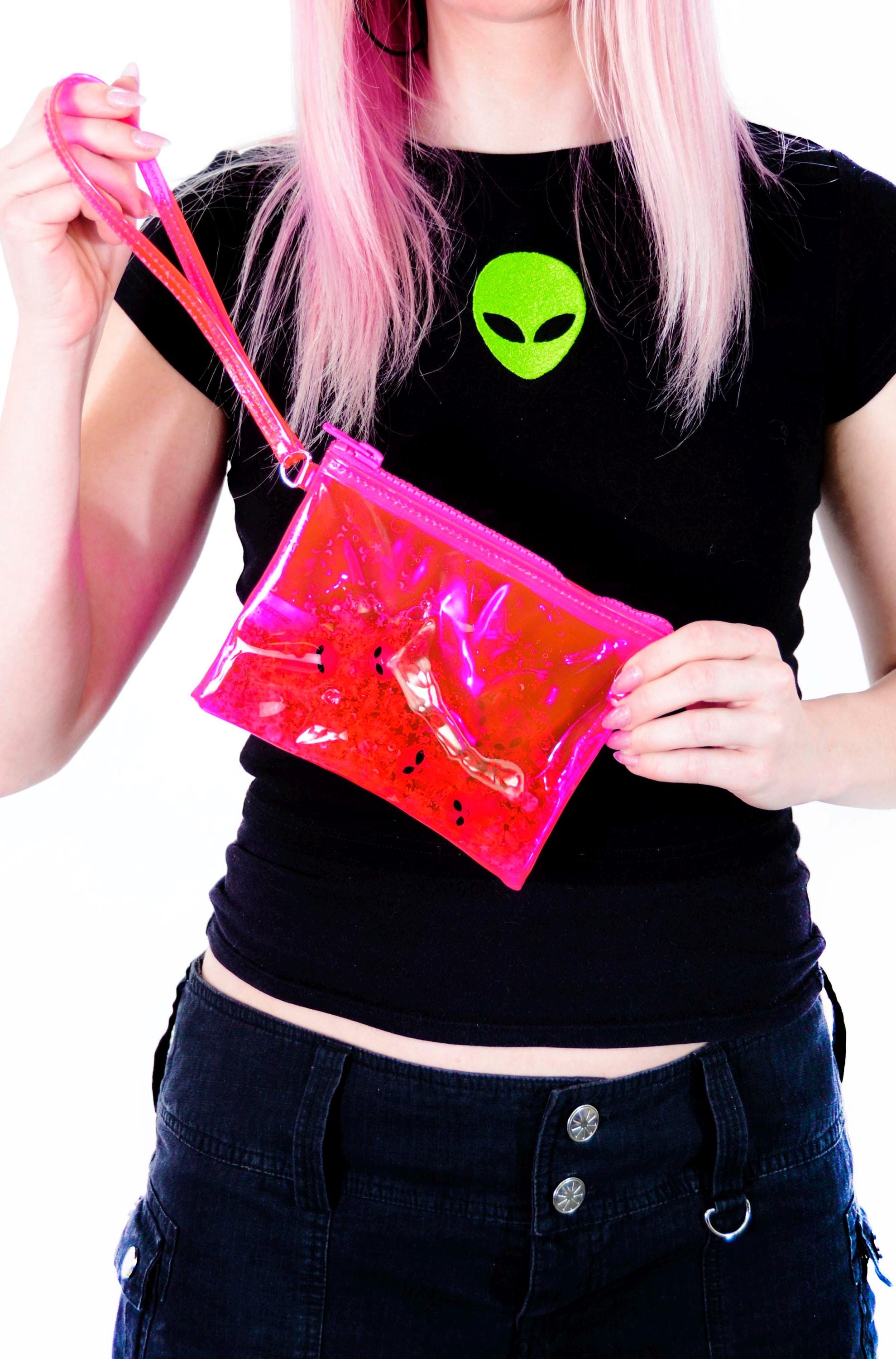 Glitter Goo Wristlet - Attack on Mars - Pink - Electric Bubblegum