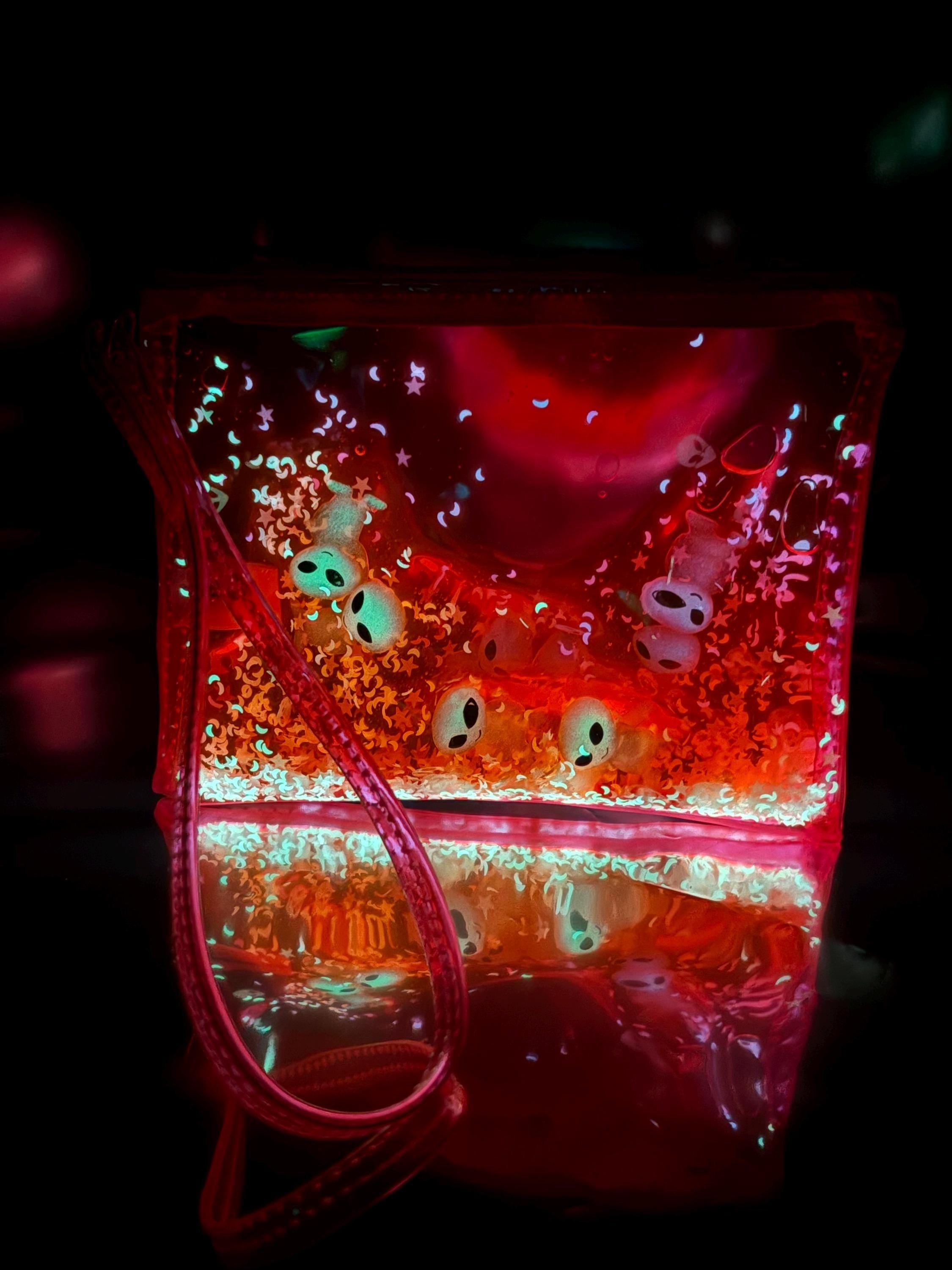 Glitter Goo Wristlet - Attack on Mars - Pink - Electric Bubblegum