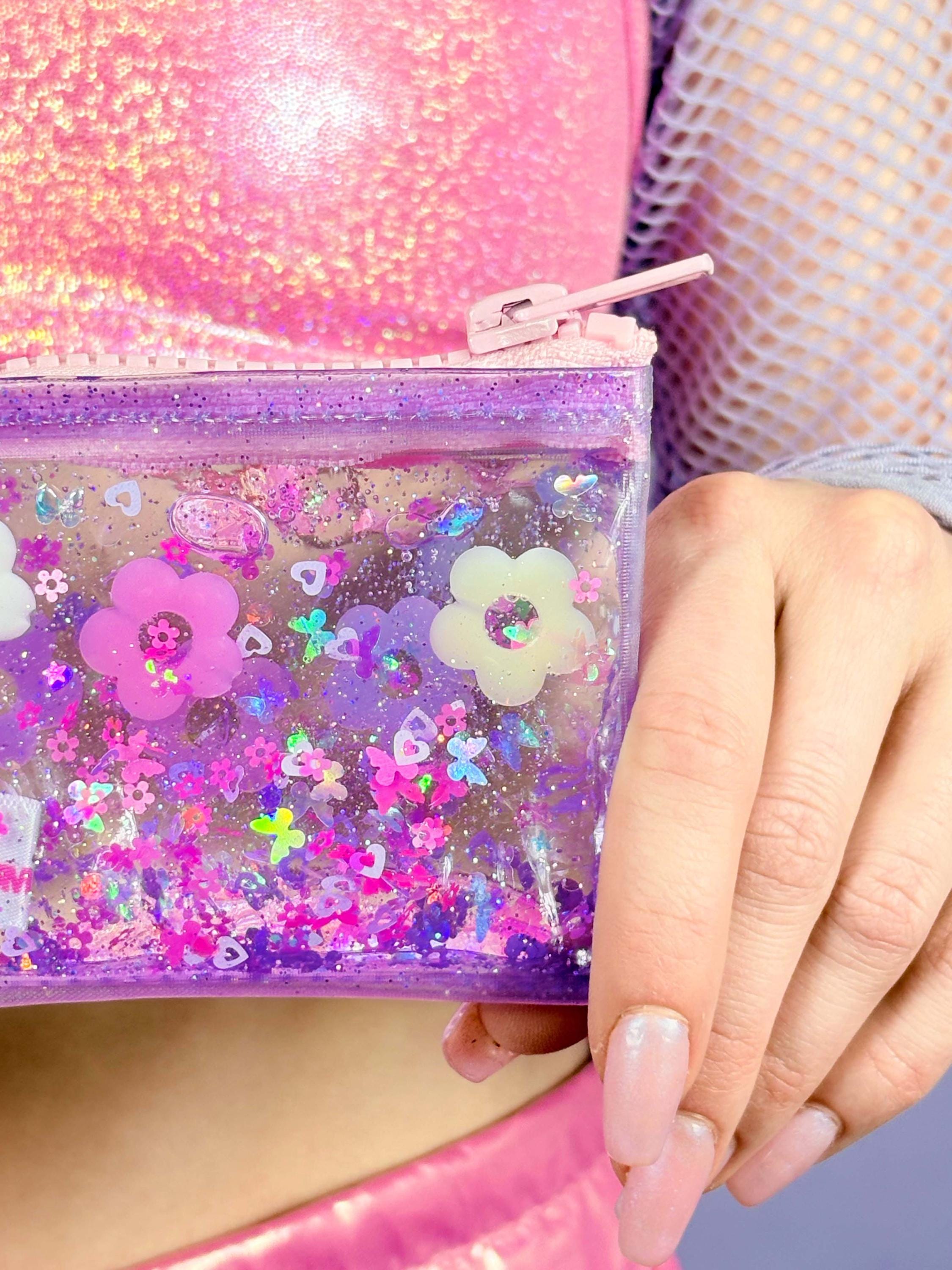 Glitter Goo Coin Purse - What Dreams Are Made Of - Electric Bubblegum