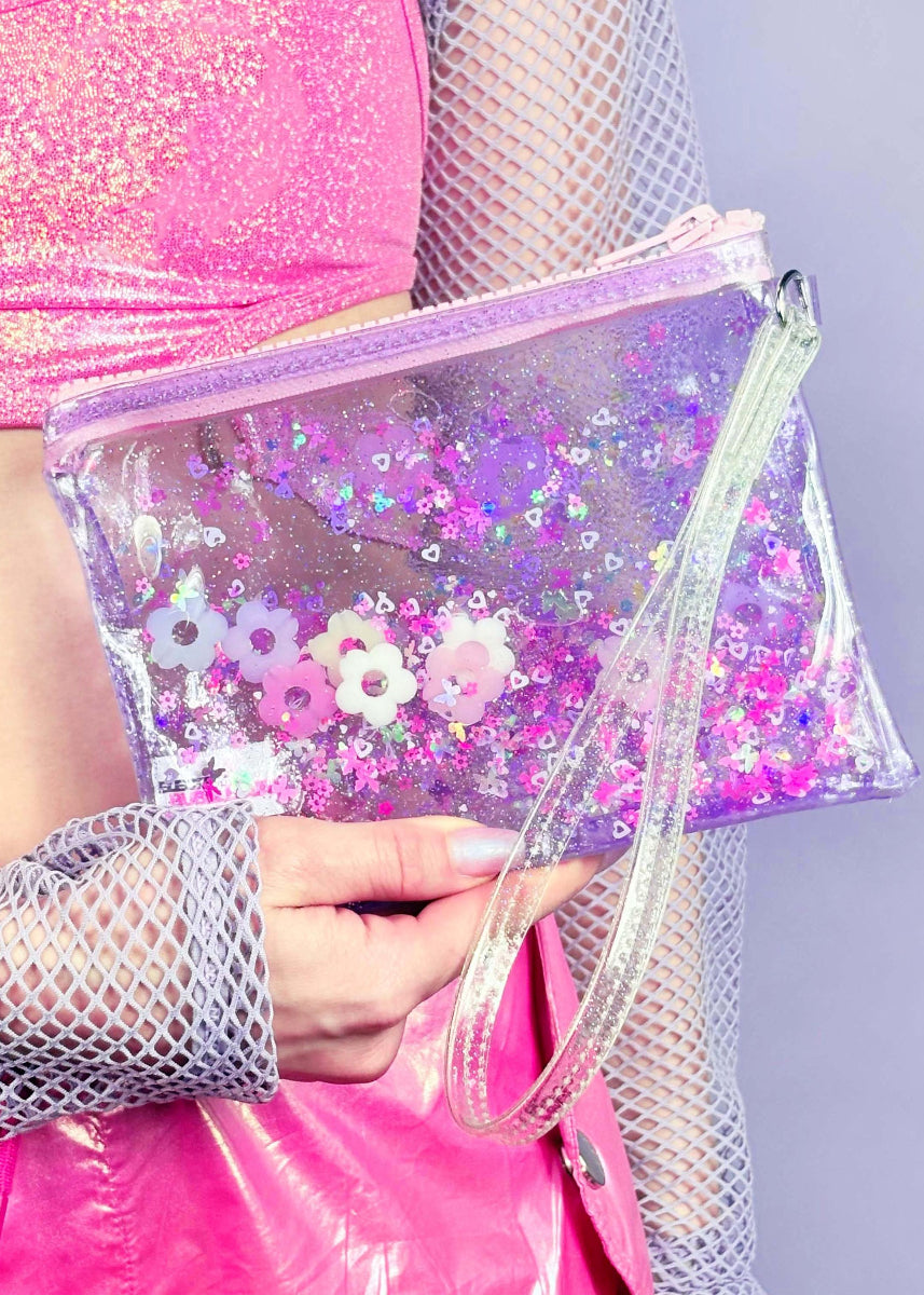 Glitter Goo Wristlet - What Dreams Are Made Of - Electric Bubblegum