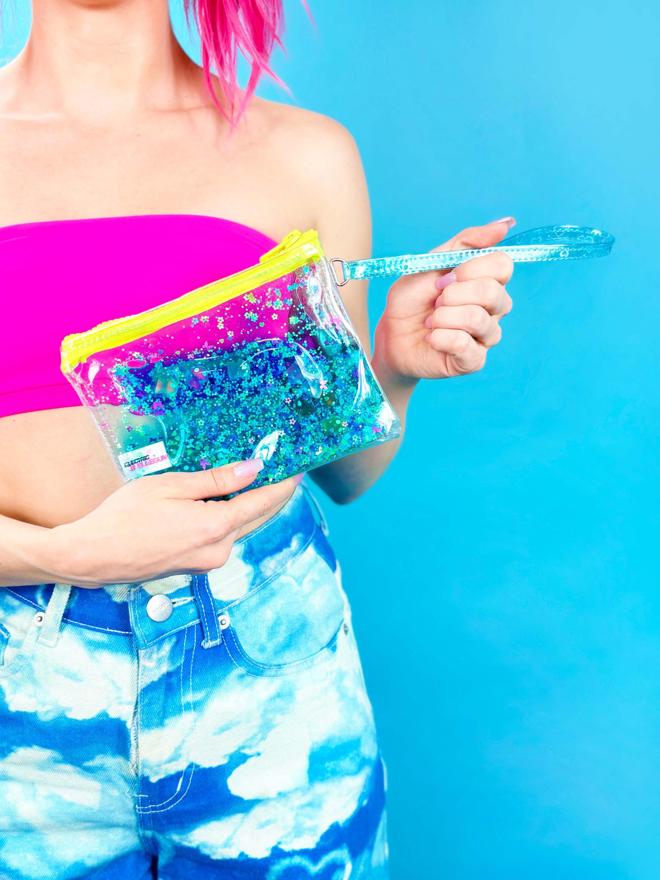 Glitter Goo Wristlet - Funky Forrest - Electric Bubblegum