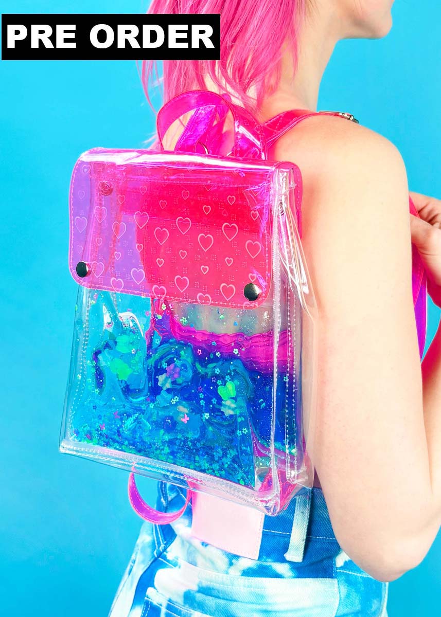 Glitter Goo Bucket Backpack - Neon Daze - Electric Bubblegum