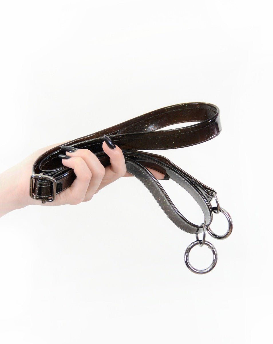 Patent leather purse strap best sale