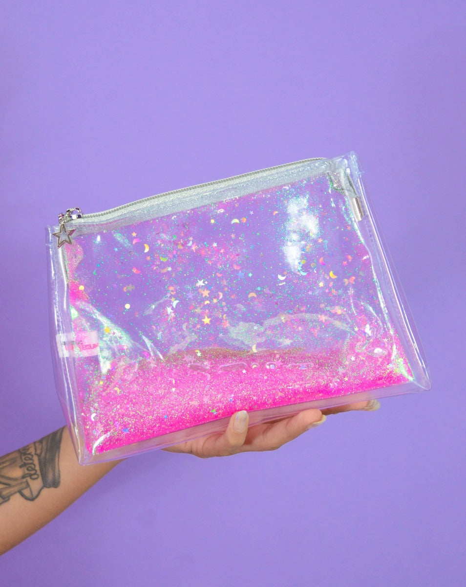 Glitter Goo Make Up Bag - Glitz & Giddy Up - Electric Bubblegum