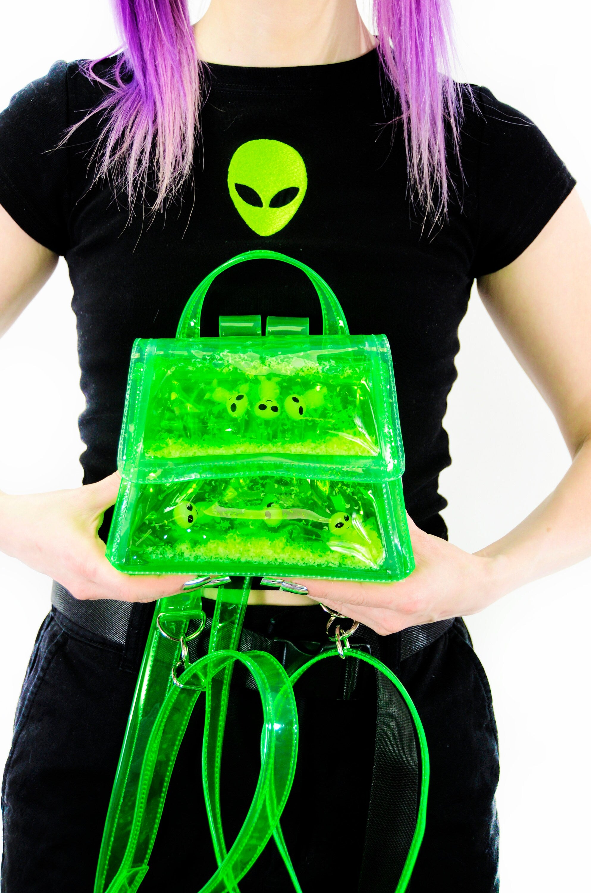 Glitter Goo Doll Backpack - Attack on Mars - Electric Bubblegum