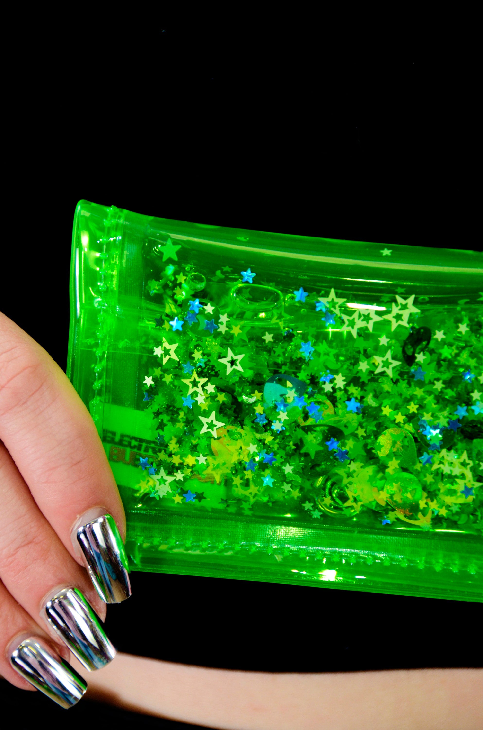 Glitter Goo Tiny Wallet - Extraterrestrial - Electric Bubblegum